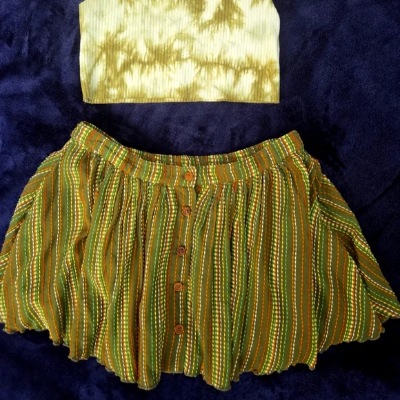 NWOT KIMCHI BLUE MINI SKIRT, SIZE L - Picture 5 of 5